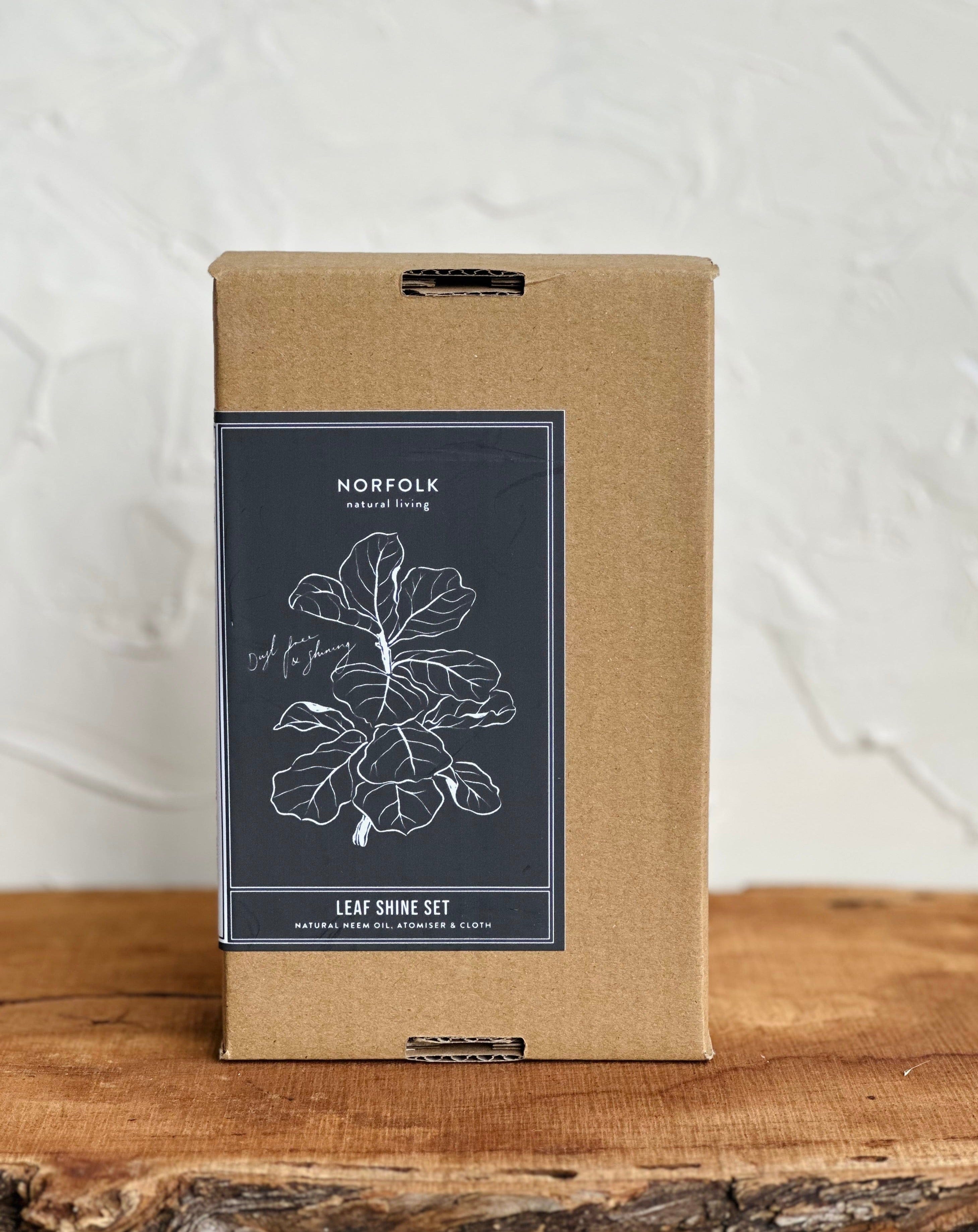 Norfolk Natural Living Leaf Shine Set Moss Flower Shop