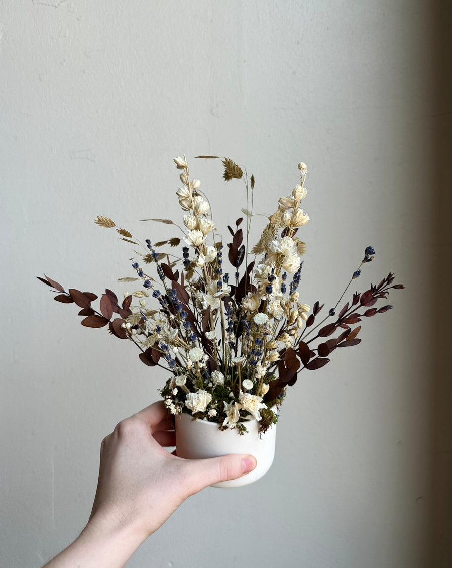 Neutral + Lavender Dried Florals