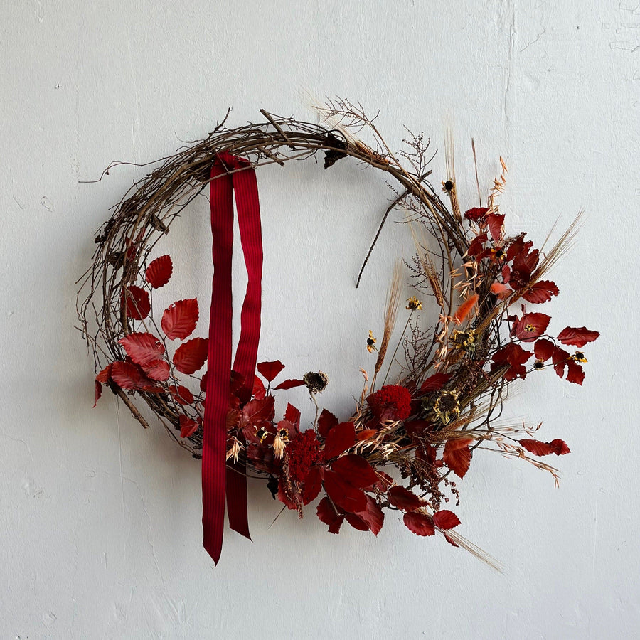 Crimson Crush Grapevine Wreath