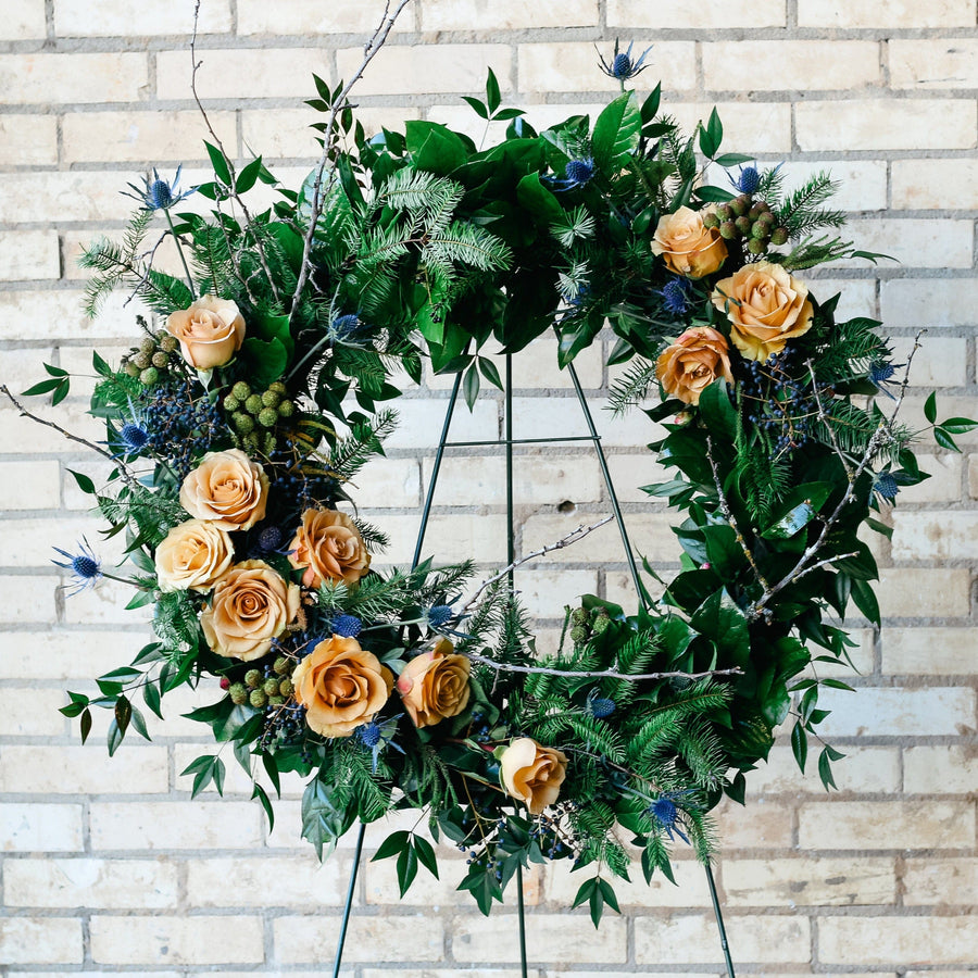Foliage and Floral Wreath