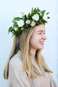 Lush Flower Crown – Moss Flower Shop